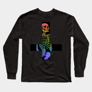 rainbow skeleton Long Sleeve T-Shirt